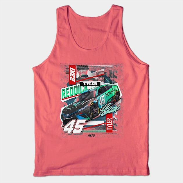 Tyler Reddick 23XI Pit Stop Tank Top by art.Hamdan